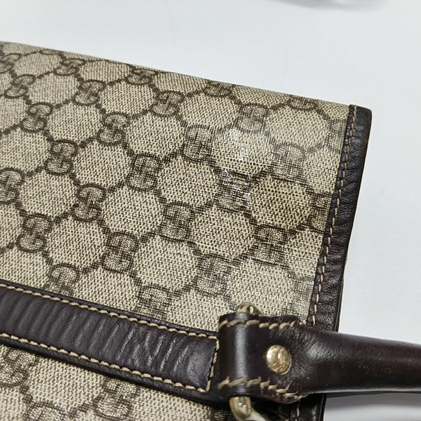 Monogram Coated Canvas Tote Bag Beige