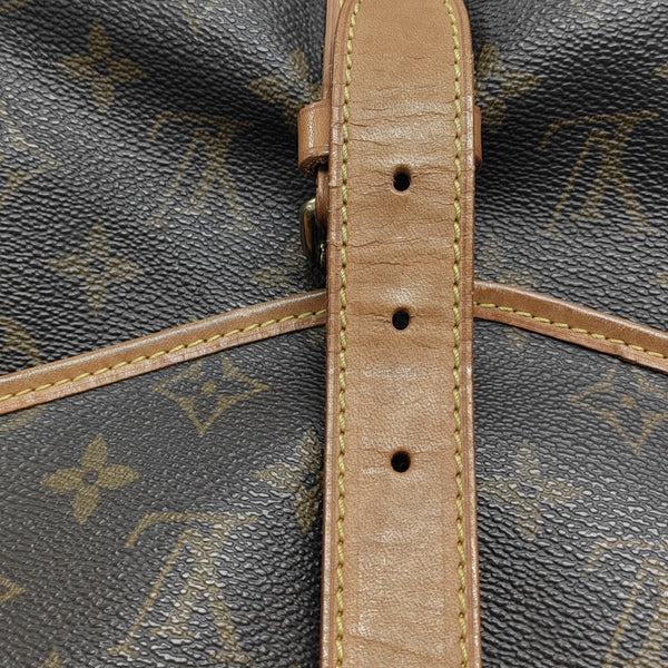 SAUMUR 35 Monogram Coated Canvas Brown
