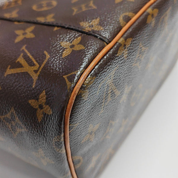 NICE BB Monogram Coated Canvas Brown