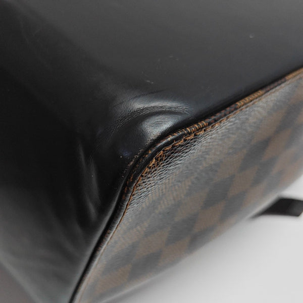 JAKE Damier Ebene Coated Canvas Brown