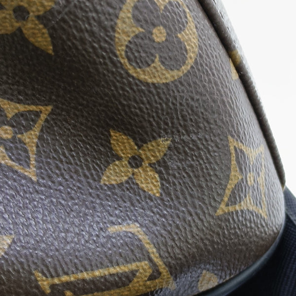 JOSH Monogram Coated Canvas Brown