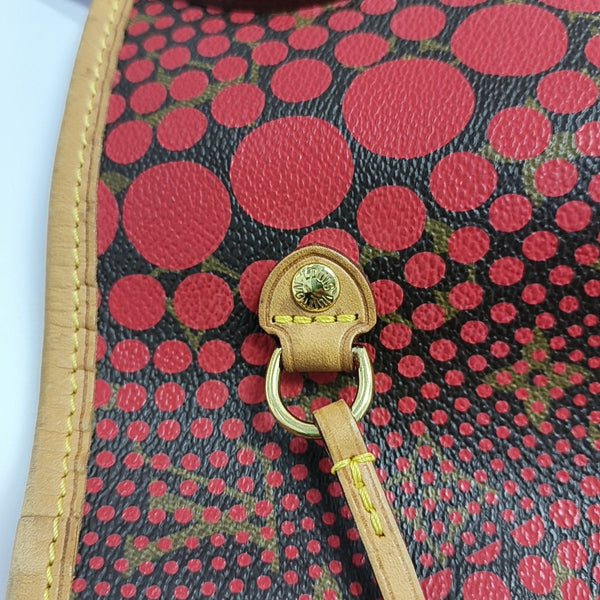 NEVERFULL MM Monogram Coated Canvas Brown