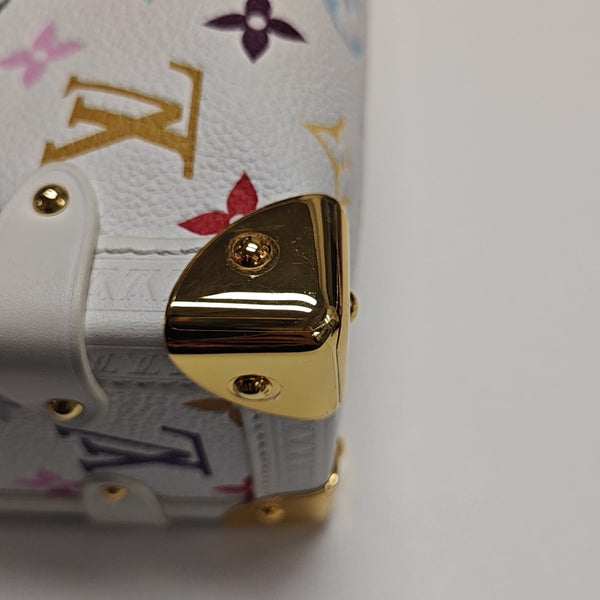 LV × TM SIDE TRUNK MM Monogram Calfskin White