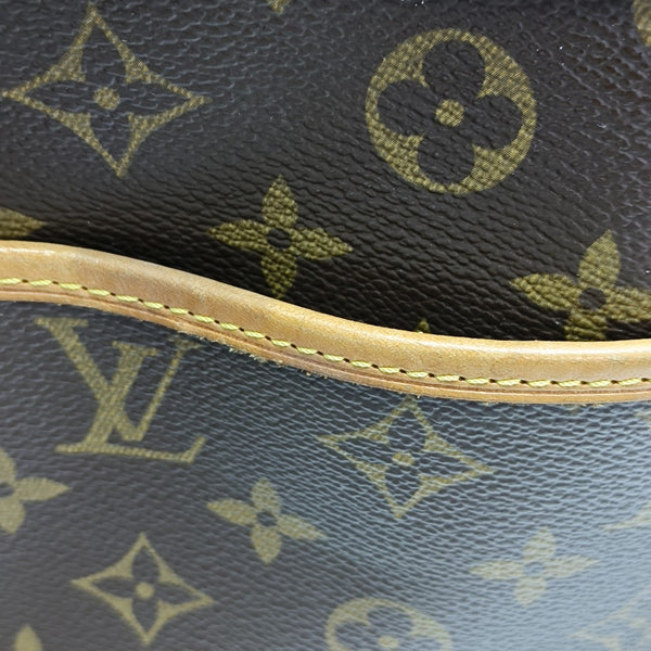 DEAUVILLE Monogram Coated Canvas Brown