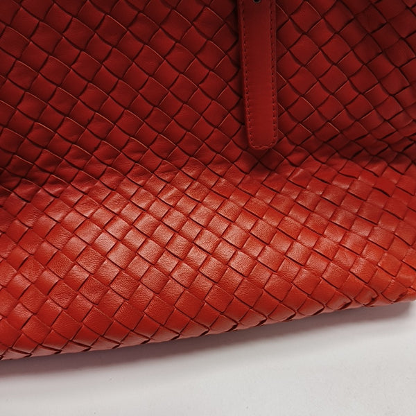 Cesta Calfskin Red