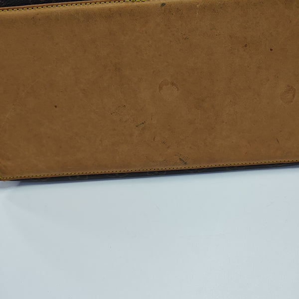 PIANO Monogram Coated Canvas Brown