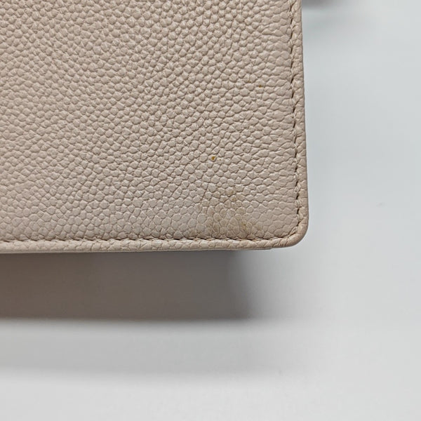 Cannage Calfskin Crossbody Bag Pink