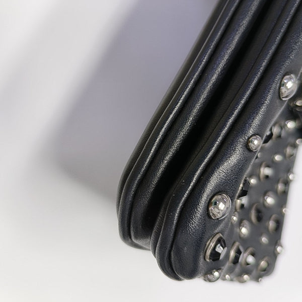 Calfskin Shoulder Bag Black