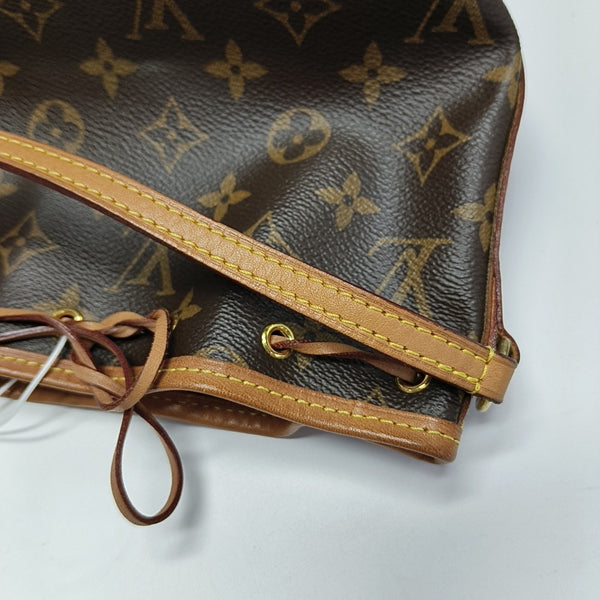 NÉONOÉ Nano Monogram Coated Canvas Brown