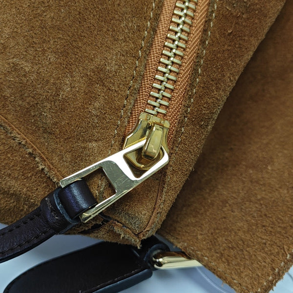 Puzzle Medium Suede Brown