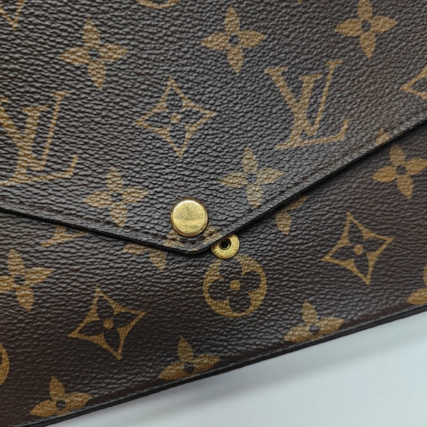 FÉLICIE Monogram Coated Canvas Brown
