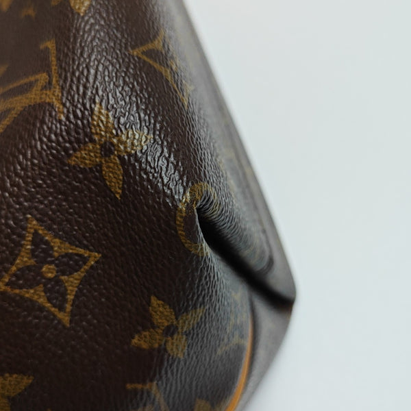 TURENNE Monogram Coated Canvas Brown