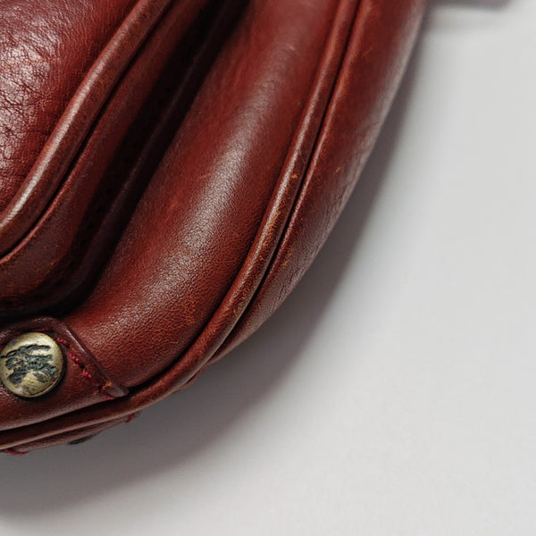 Calfskin Top Handle Bag Brown