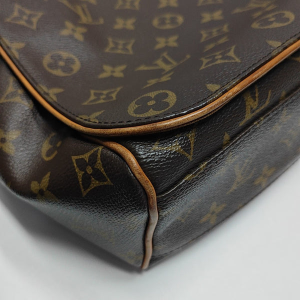 VALMY Monogram Coated Canvas Brown