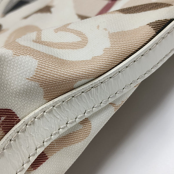 Coated Canvas Tote Bag Medium White