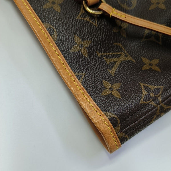 NEVERFULL Lona Revestida Monogram Marrón