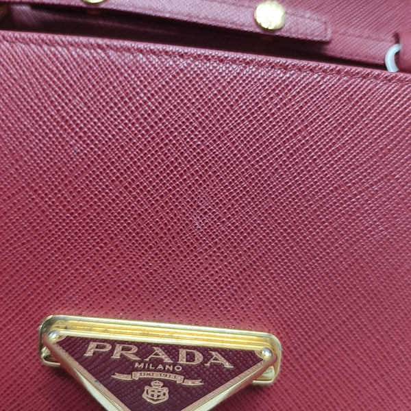 Saffiano Calfskin Red