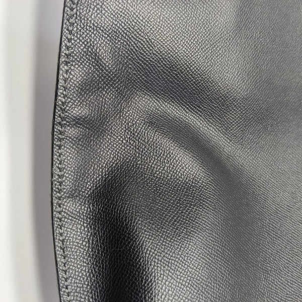 Grained Calfskin Tote Bag Black