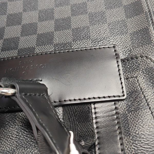CHRISTOPHER MM Damier Graphite Coated Canvas Gray