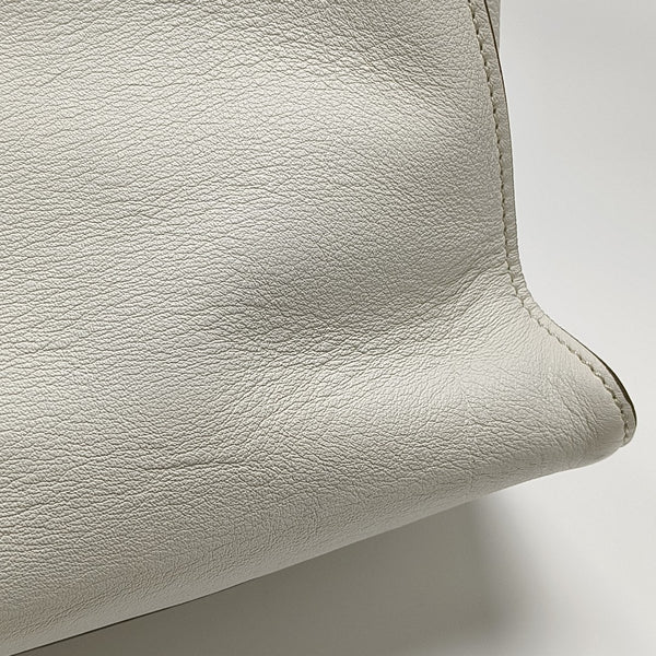 Peekaboo Large Calfskin White