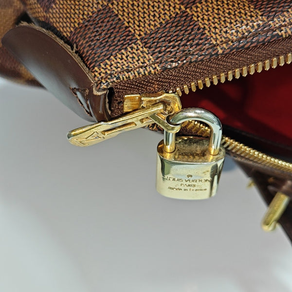 VERONA MM Damier Ebene Coated Canvas Brown