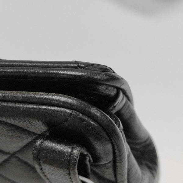 Quilted Calfskin Belt Bag Black