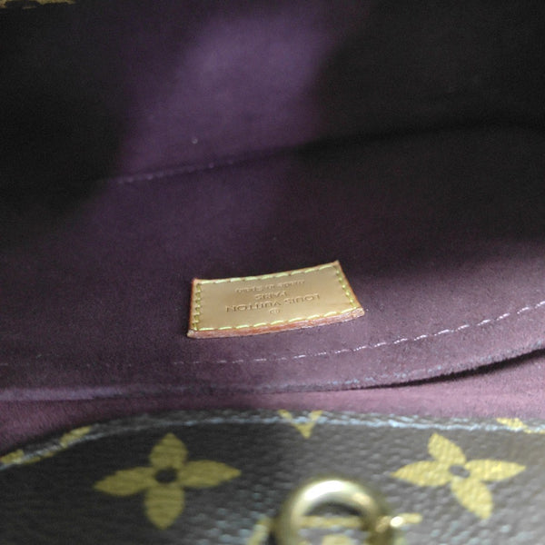MONTAIGNE Monogram Coated Canvas Brown