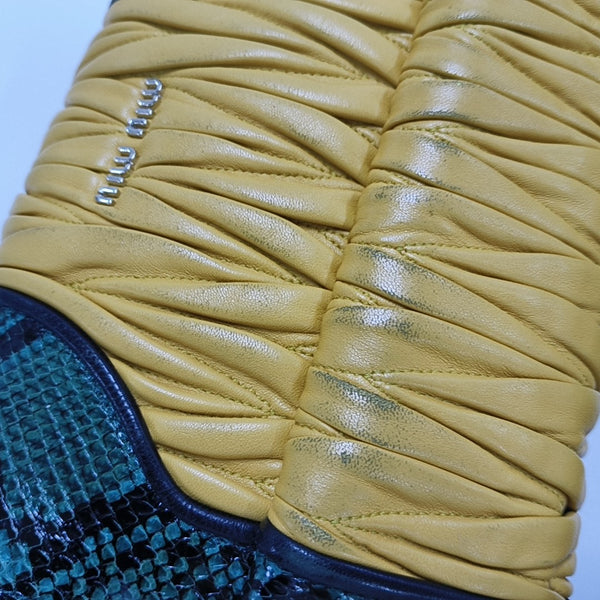 Quilted Lambskin Yellow