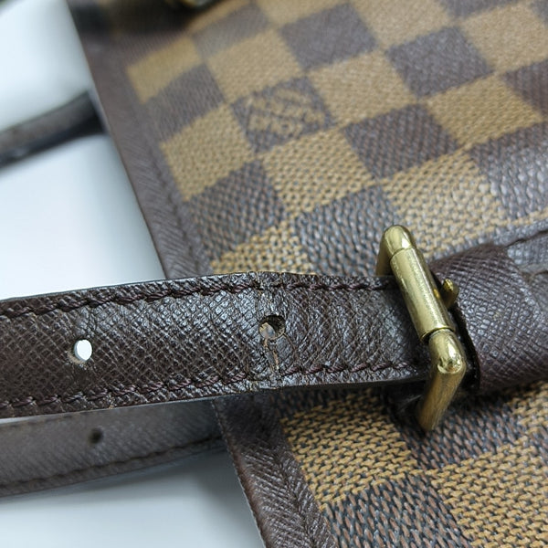 BUCKET PM Damier Ebene Coated Canvas Brown