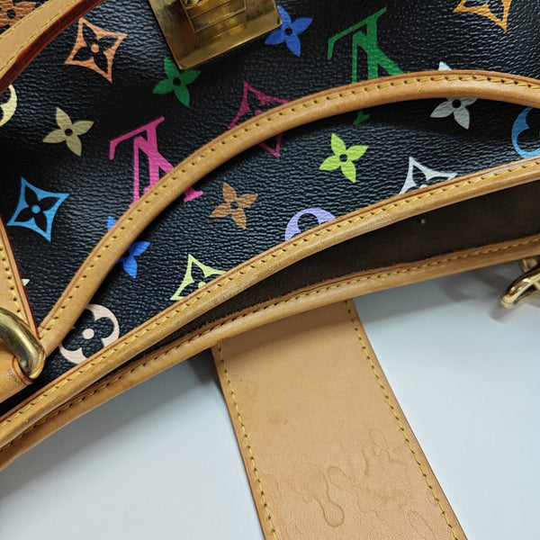LV × TM ANNIE Monogram Coated Canvas Black