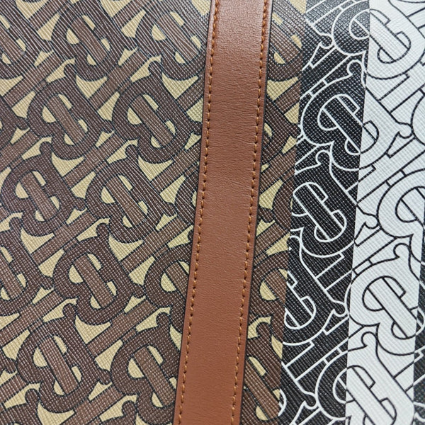 MONOGRAM Large Coated Canvas Brown