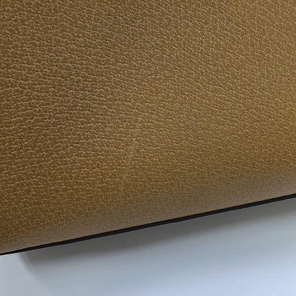 Calfskin Top Handle Bag Yellow