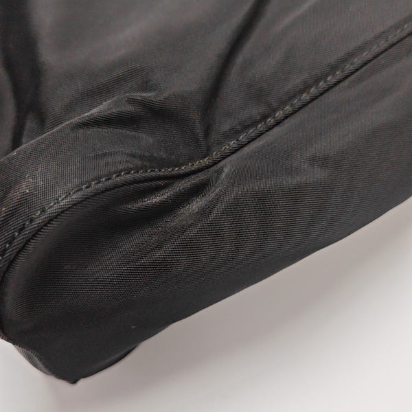 Nylon Shoulder Bag Black
