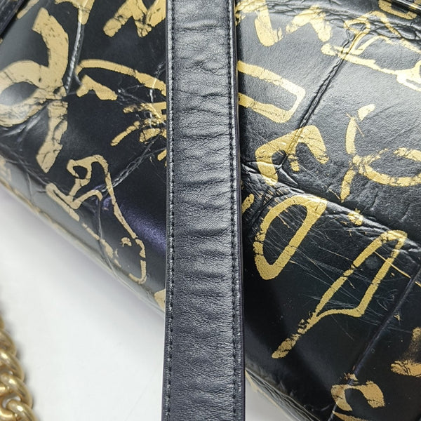 BOY CHANEL Medium Quilted Calfskin Black