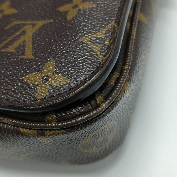 MÉTIS MM Monogram Coated Canvas Brown
