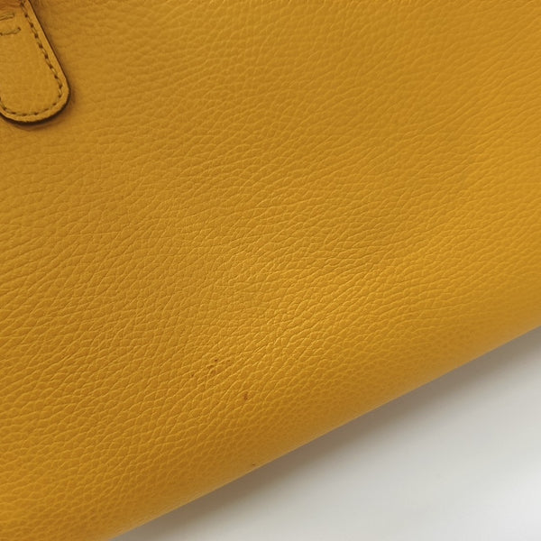 Calfskin Tote Bag Yellow