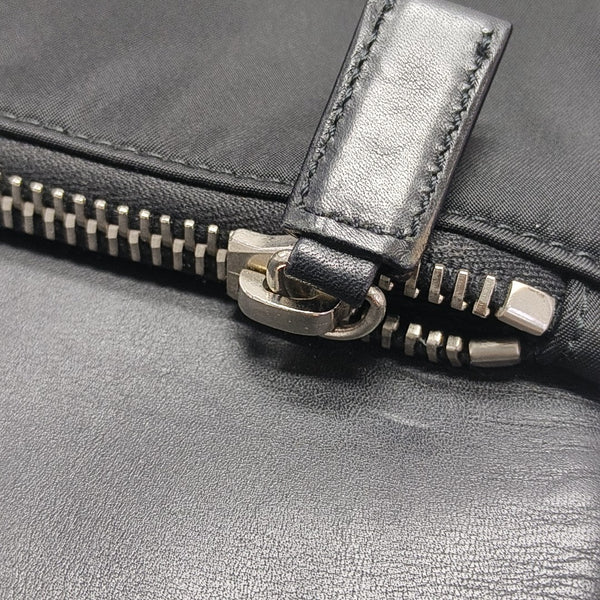 Nylon Top Handle Bag Black