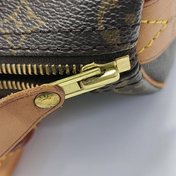 SPEEDY 25 Monogram Coated Canvas Brown