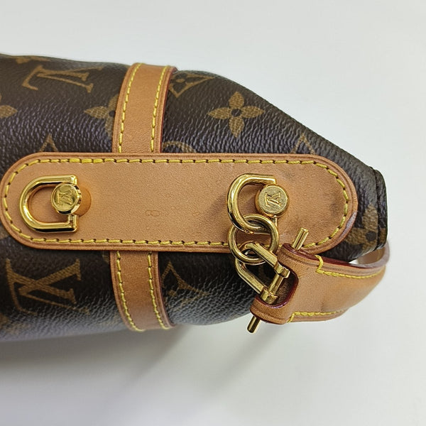 DUFFLE Monogram Coated Canvas Brown