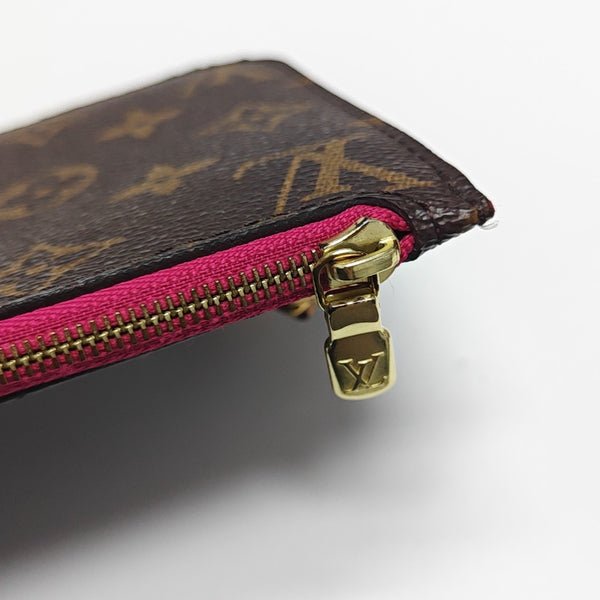 NEVERFULL PM Monogram Coated Canvas Brown
