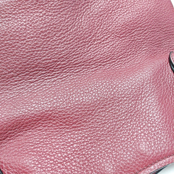 Bow Small Leather Beige
