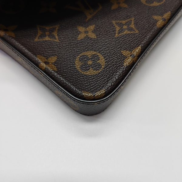 FÉLICIE Monogram Coated Canvas Brown