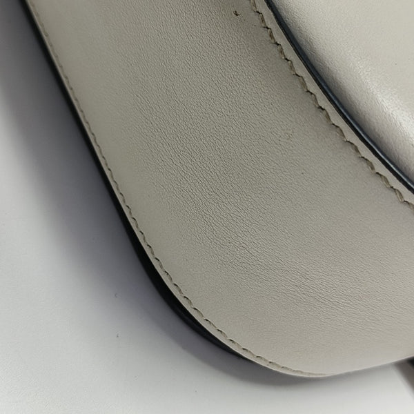 Calfskin Shoulder Bag White