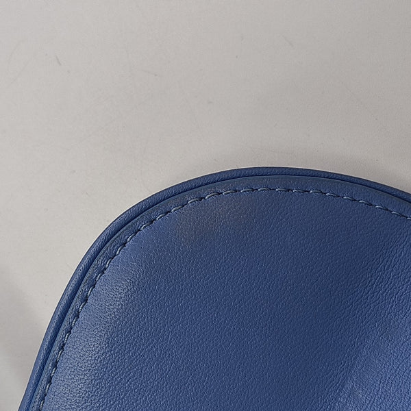 Saddle Mini Oblique Canvas Blue