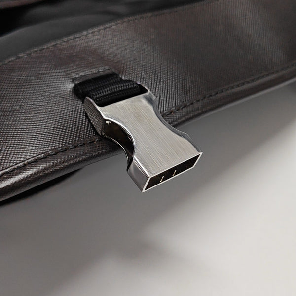 Nylon Shoulder Bag Black