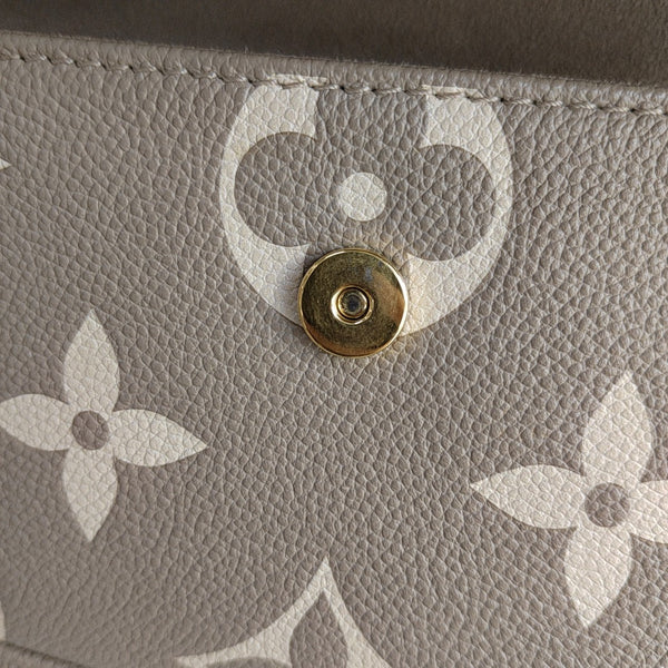 IVY Monogram Calfskin Gray