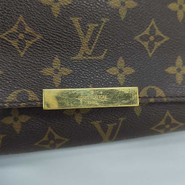 FAVORITE PM Monogram Coated Canvas Brown
