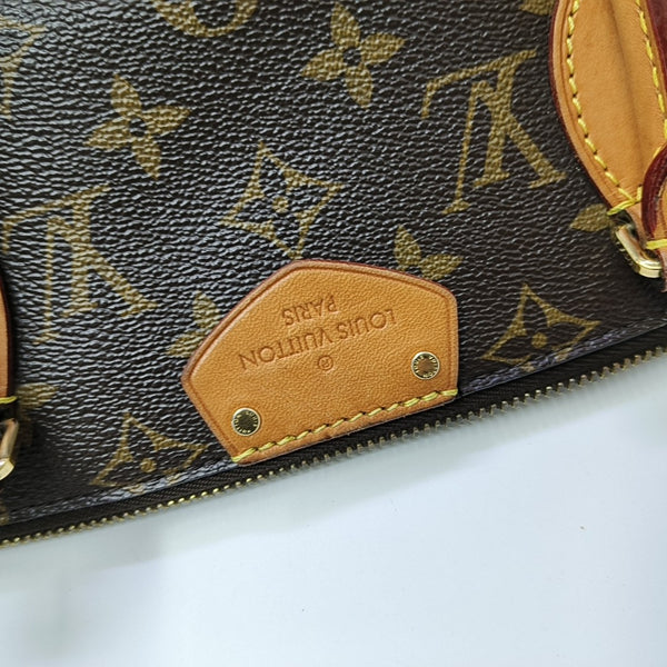 TURENNE GM Monogram Coated Canvas Brown