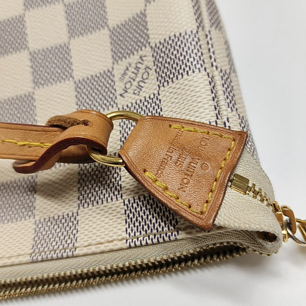 ACCESSOIRES GM Damier Azur Coated Canvas White