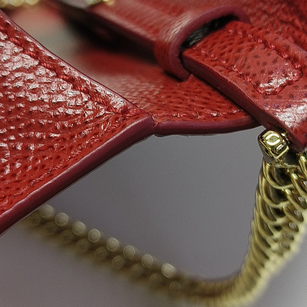 Ginny Mini Calfskin Red